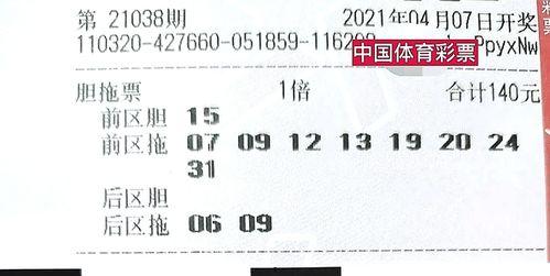 大乐透开奖38期结果,惊喜连连，大奖花落谁家？